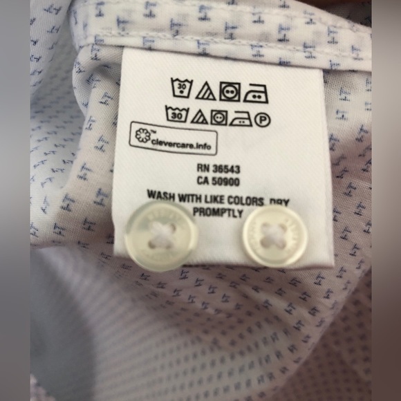 Tommy Hilfiger Men’s Dress Shirt 17‎ XL Slim Fit - Picture 5 of 5